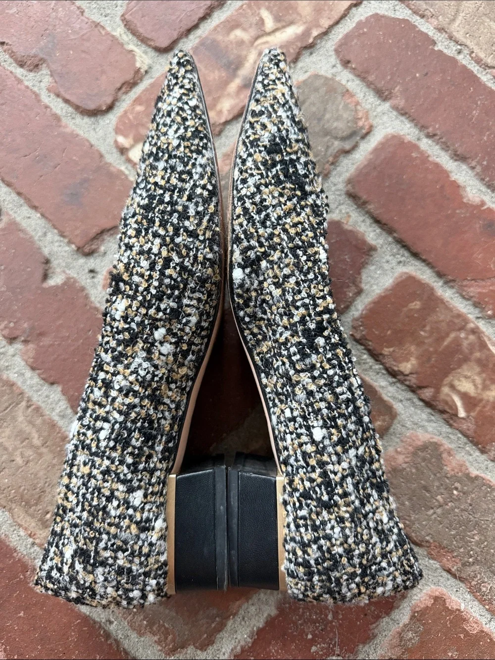 J McLaughlin Owyn Boucle Twee Flats Pumps